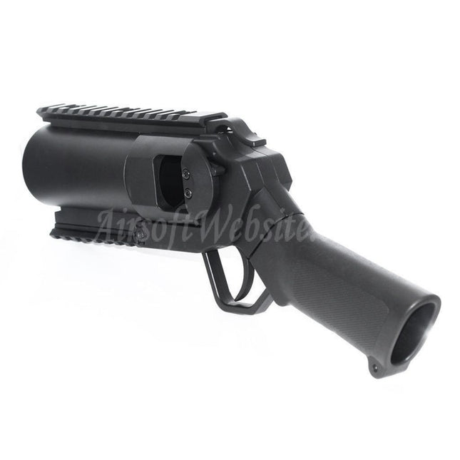 Lance-grenades CYMA de type pistolet 40 mm, compatible avec les grenades à gaz de type POM 40 mm / Madbull M922A1 / Stinger