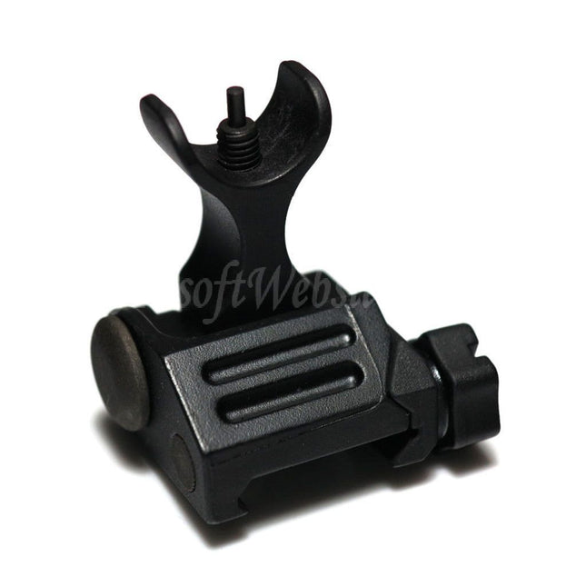 Guidon de combat pliable APS compatible avec tous les fusils M4 M16 de la série AR Airsoft avec rail RIS/RAS standard de 20 mm