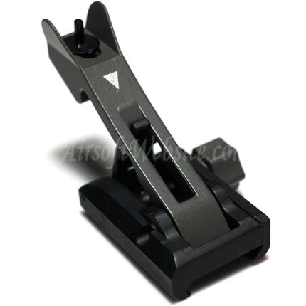 Viseur avant tactique rabattable APS pour fusils à rail de 20 mm Airsoft