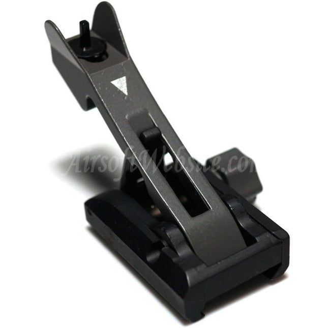 Viseur avant tactique rabattable APS pour fusils à rail de 20 mm Airsoft