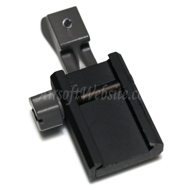 Viseur avant tactique rabattable APS pour fusils à rail de 20 mm Airsoft
