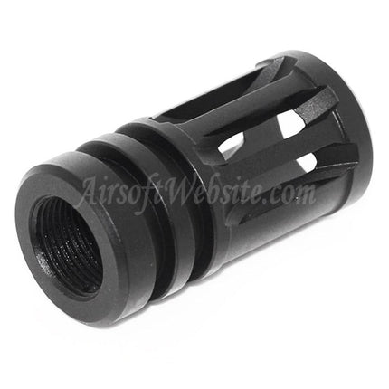 Cache-flamme APS ASR pour fusils à canon fileté antihoraire -14 mm, noir