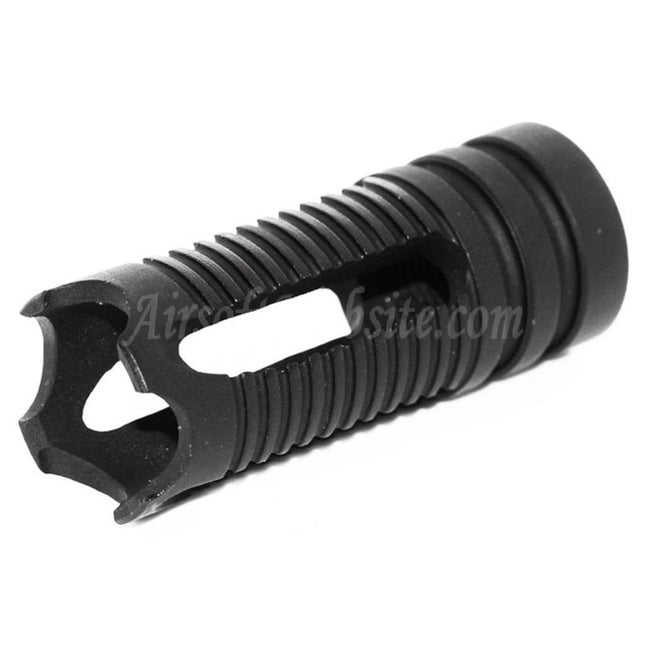 APS Phantom Mündungsfeuerdämpfer für -14mm CCW Gegen den Uhrzeigersinn Gewinde Lauf Gewehre Airsoft Schwarz