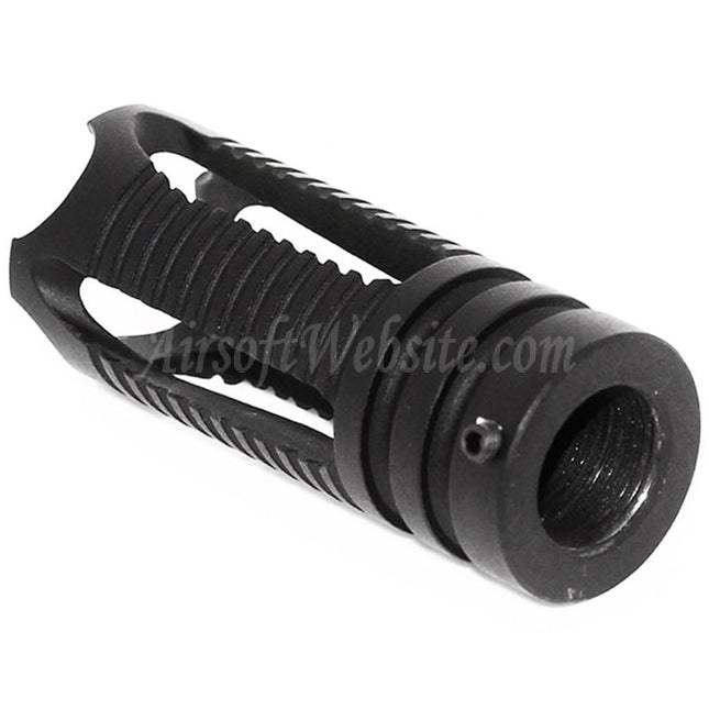 APS Phantom Mündungsfeuerdämpfer für -14mm CCW Gegen den Uhrzeigersinn Gewinde Lauf Gewehre Airsoft Schwarz