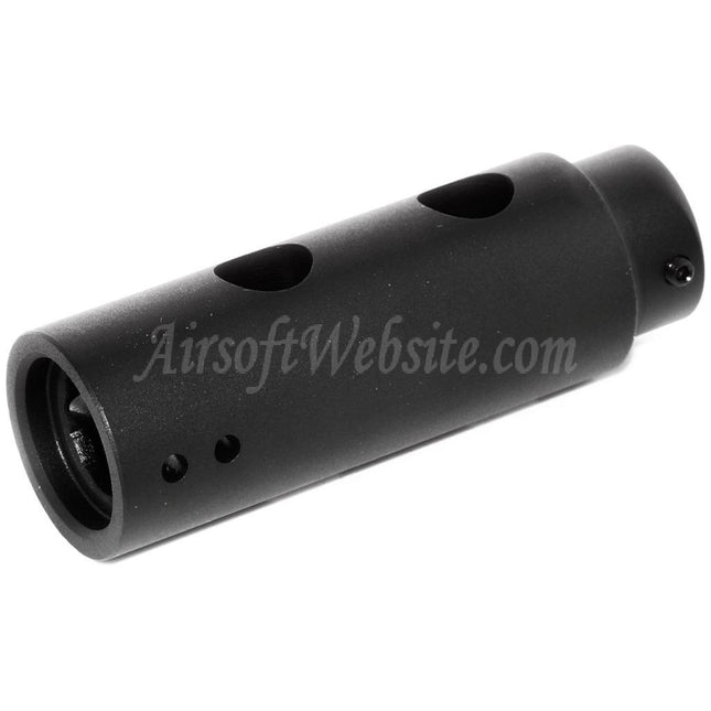 APS Mini Y Comp Mündungsfeuerdämpfer für +14mm CW im Uhrzeigersinn Gewinde Lauf Gewehre Airsoft Schwarz