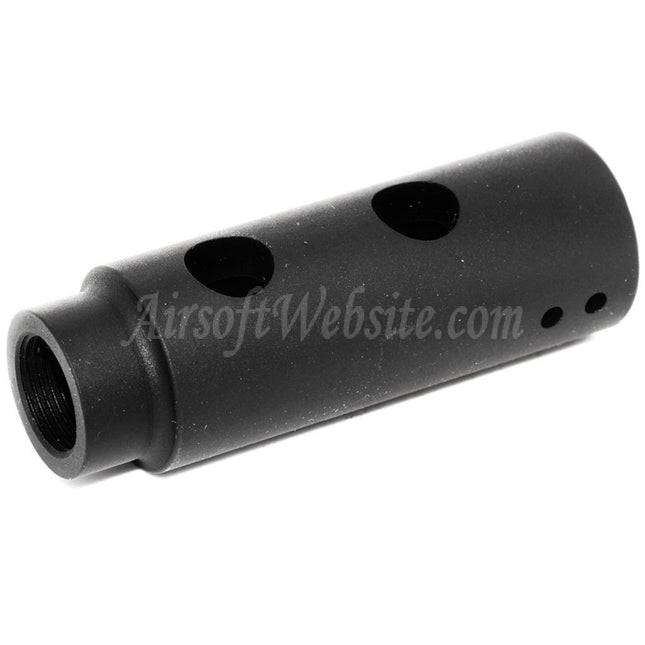 APS Mini Y Comp Mündungsfeuerdämpfer für +14mm CW im Uhrzeigersinn Gewinde Lauf Gewehre Airsoft Schwarz