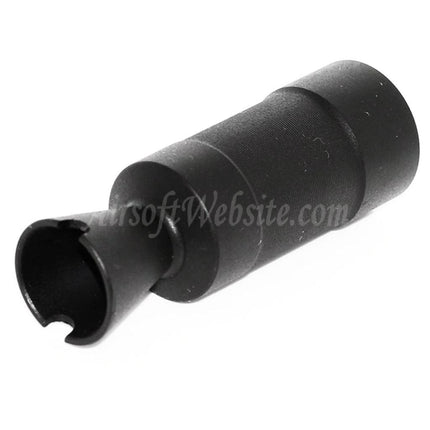 APS AK74U Muzzle Flash Hider For -14mm CCW Counter-Clockwise Thread Barrel Rifles Airsoft Black