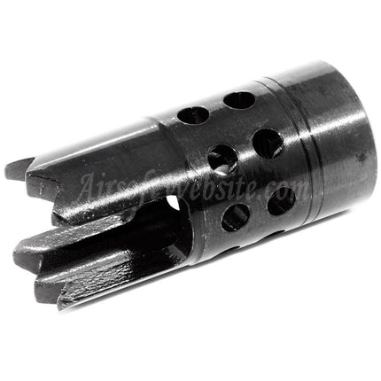 Cache-flamme coupe-barres APS pour fusils à canon fileté dans le sens des aiguilles d'une montre de 14 mm (côté droit) Airsoft