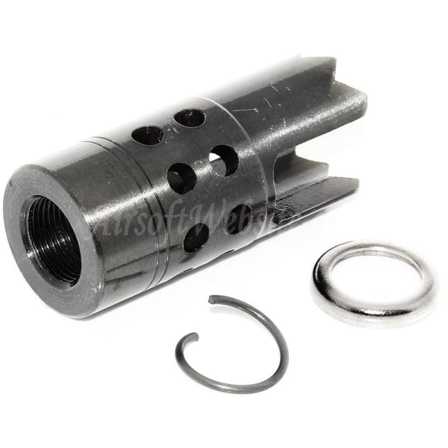 APS Rebar Cutter Flash Hider Für +14mm CW Im Uhrzeigersinn Gewinde Barrel Gewehre Airsoft