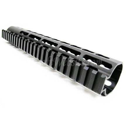 Site web Airsoft, garde-main RAS en aluminium CNC de 25,4 cm, système de rail Keymod pour fusils de la série M4/M16 AEG, noir