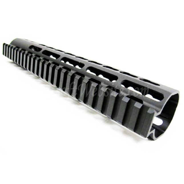 Site web Airsoft, garde-main RAS en aluminium CNC de 25,4 cm, système de rail Keymod pour fusils de la série M4/M16 AEG, noir