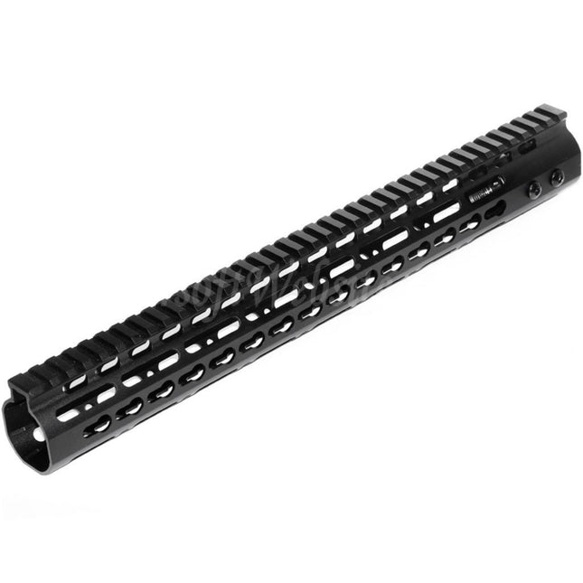 Système de rail de garde-main Keymod RAS en aluminium CNC 15 pouces pour fusils AEG séries M4 et M16, noir