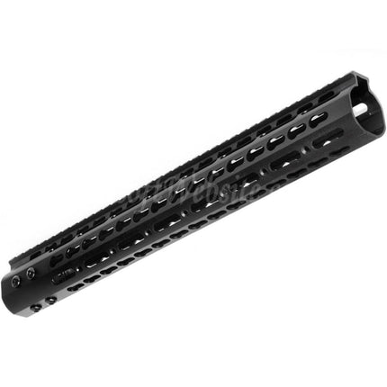 Système de rail de garde-main Keymod RAS en aluminium CNC 15 pouces pour fusils AEG séries M4 et M16, noir