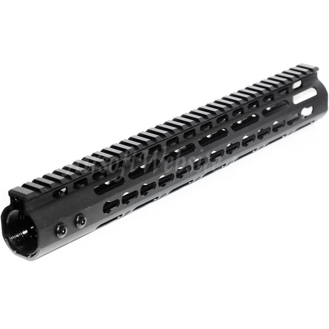 Système de rail de garde-main Keymod RAS en aluminium CNC de 13,5 pouces pour fusils AEG des séries M4 et M16, noir
