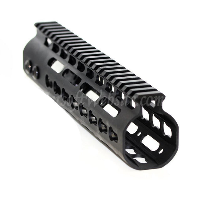 Système de rail de garde-main Keymod en aluminium CNC de 22,9 cm pour fusils AEG des séries M4 et M16, noir