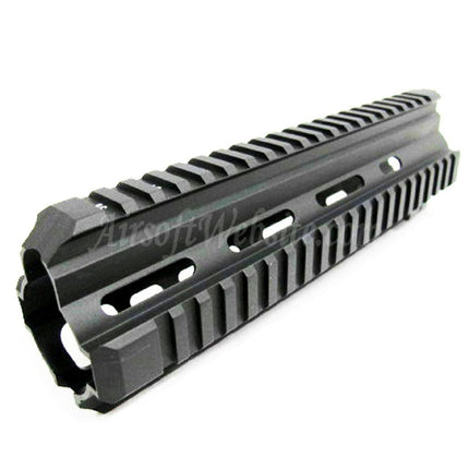 Airsoft Website CNC Aluminum 10.5" Inches RAS Handguard Rail System For 416 Series AEG GBB Rifles Black