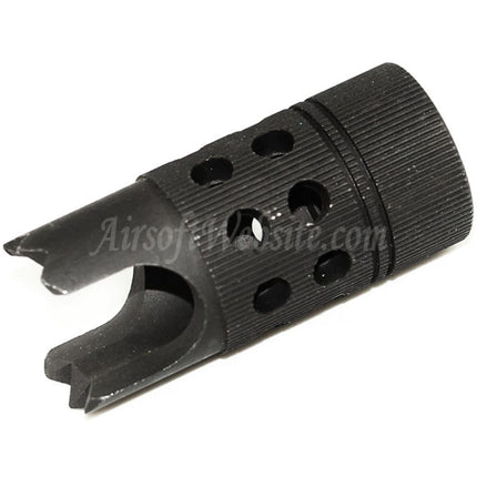 Cache-flamme en acier pour fusils Airsoft (filetage antihoraire) -14 mm (CCW)