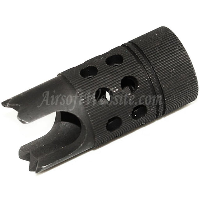 Airsoft Website Rebar Cutter Stahl Flash Hider für -14mm CCW gegen den Uhrzeigersinn Gewinde Lauf Gewehre Airsoft Schwarz