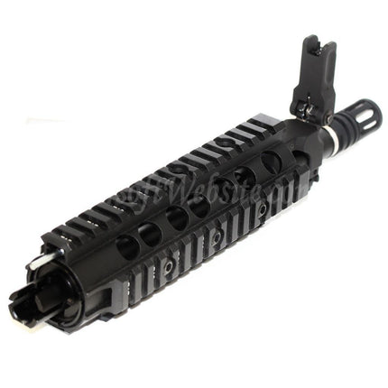 Système de rail de garde-main avant E&amp;C CNC en aluminium RAS pour fusils AEG SR16 M4 M16 série Airsoft noir