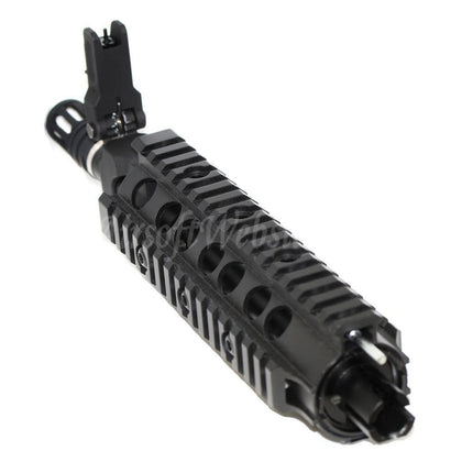 Système de rail de garde-main avant E&amp;C CNC en aluminium RAS pour fusils AEG SR16 M4 M16 série Airsoft noir