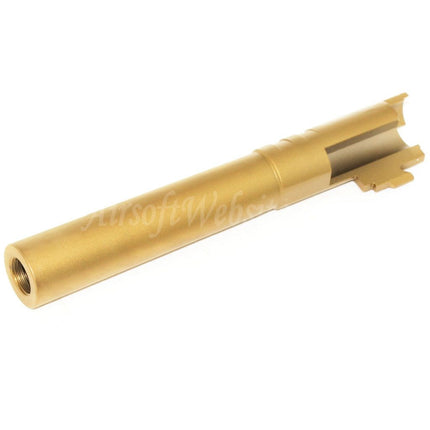 5KU 5" Zoll Edelstahl-Außenlauf +11mm CW für Tokyo Marui Hi-Capa 5.1 GBB Pistolen Airsoft
