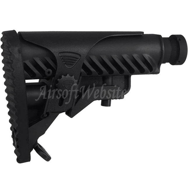 Crosse APS M4A64 style requin avec appui-joue pour fusils AEG série M4/M16, noir
