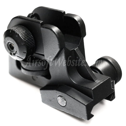 D-BOYS Tactical CQB Dual Apertures Rear Sight For 20mm Rail Rifles Airsoft