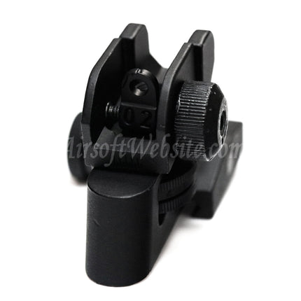 D-BOYS Tactical CQB Dual Apertures Rear Sight For 20mm Rail Rifles Airsoft