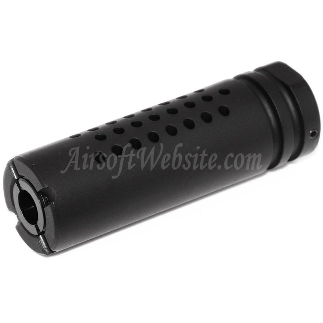 APS UAR Mündungsfeuerdämpfer für -14mm CCW Gegen den Uhrzeigersinn Gewinde Lauf Gewehre Airsoft Schwarz