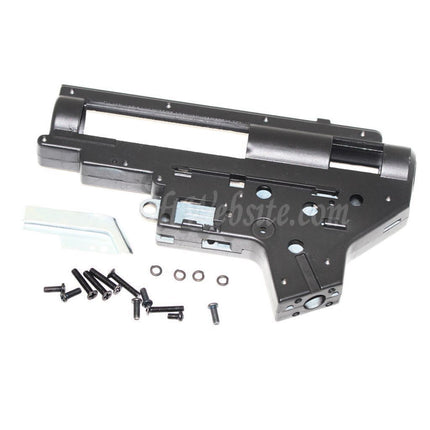 D-BOYS 7mm Bearing AEG Reinforced Gearbox Shell Version 2 For M4 Series AEG Rifles Airsoft Black