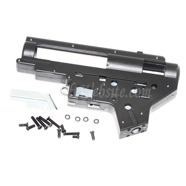 D-BOYS 7mm Bearing AEG Reinforced Gearbox Shell Version 2 For M4 Series AEG Rifles Airsoft Black