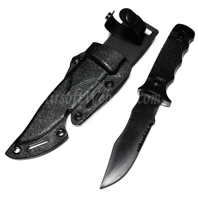 CYMA Plastic M37 Seal Pup Knife (Non-Sharp Soft Rubber Fake Knife) with Sheath