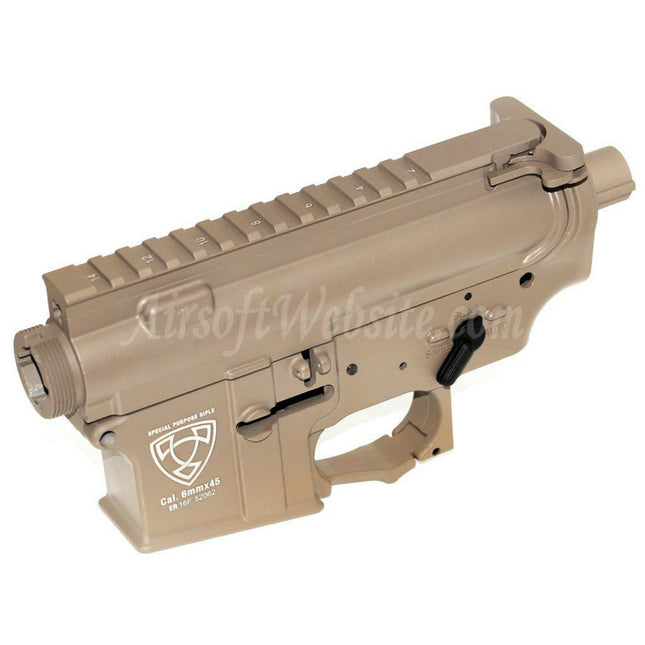 APS Logo Upper Lower Body Receiver For APS ASR Tokyo Marui M4 M16 Series AEG Rifles Airsoft