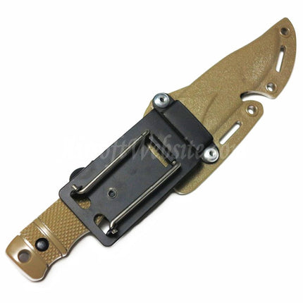 Couteau CYMA en plastique M37 Seal Pup (faux couteau en caoutchouc souple non tranchant) avec étui