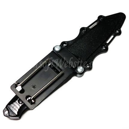 Couteau CYMA en plastique 141 Nimravus Tanto (faux couteau en caoutchouc souple non tranchant) avec étui