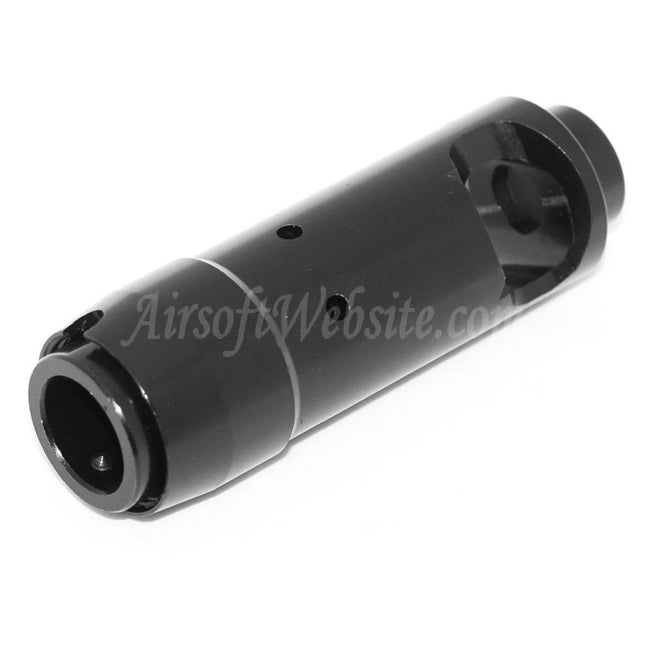 D-BOYS AK74S Flash Hider For -14mm CCW Counter-Clockwise Thread Barrel Rifles Airsoft Black