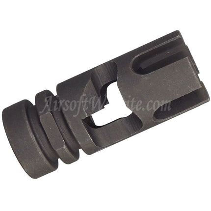 AIRSOFT WEBSITE Tactical FSC556 Type Metal Flash Hider Suitable For -14mm CCW Counter-Clockwise Thread Barrel Rifles Black