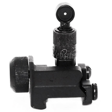 Mire arrière rabattable D-BOYS Knight's KAC Type 600M pour fusils M4 M16 AR Series Airsoft