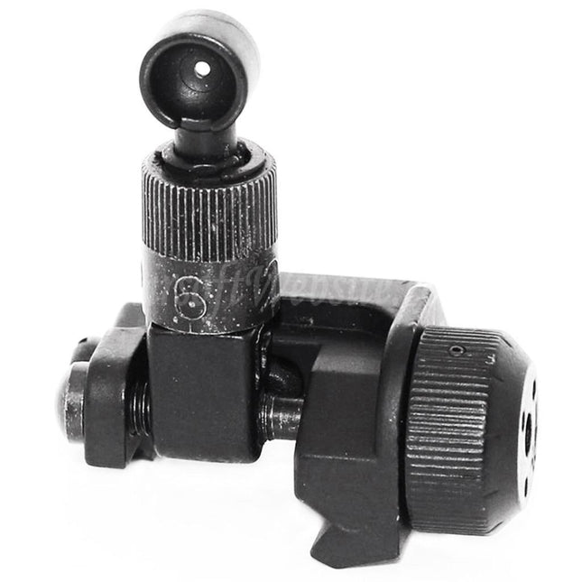 Mire arrière rabattable D-BOYS Knight's KAC Type 600M pour fusils M4 M16 AR Series Airsoft