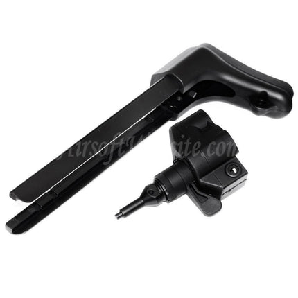 Crosse rétractable CYMA pour fusils AEG CYMA Classic Army ICS Tokyo Marui MP5 Series Airsoft Noir