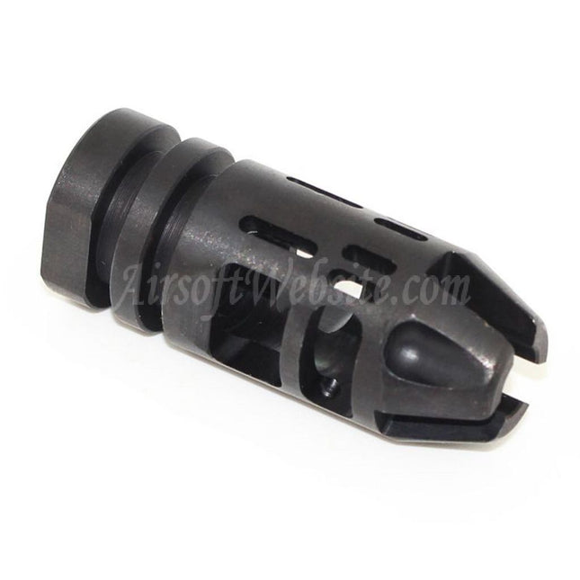 5KU EPSILON 556 Typ Metall-Mündungsfeuerdämpfer für -14mm CCW Gegen den Uhrzeigersinn Gewindelauf Gewehre Airsoft Schwarz