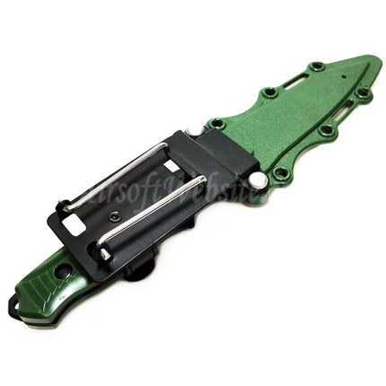 Couteau CYMA en plastique 141 Nimravus Tanto (faux couteau en caoutchouc souple non tranchant) avec étui