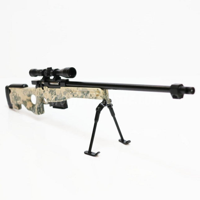Airsoft Website 12" Inches Non-Function Toy Figure Dummy Model Kit 1:6 L96 Metal Gun Digital ACU Camo