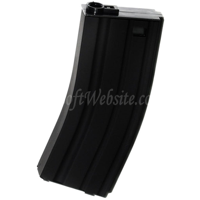 Chargeur E&amp;C 160 cartouches en métal à capuchon moyen pour fusils AEG séries M4 et M16, noir