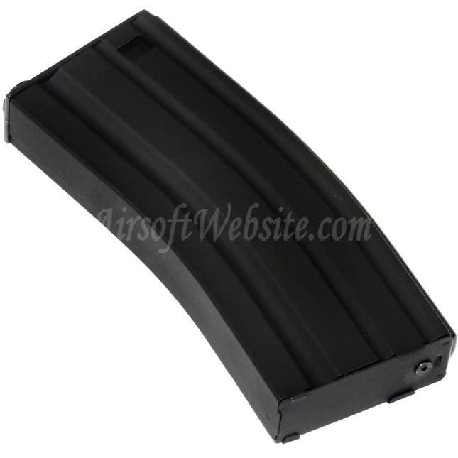 Chargeur E&amp;C 160 cartouches en métal à capuchon moyen pour fusils AEG séries M4 et M16, noir