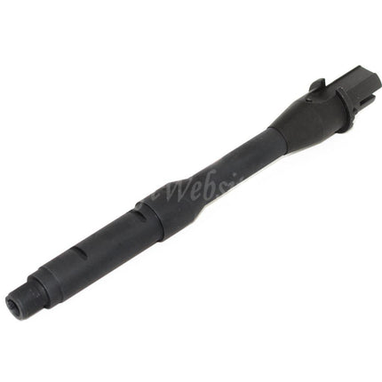 5KU 225 mm 8,75 Zoll Aluminium-Außenlauf – 14 mm CCW-Gewinde gegen den Uhrzeigersinn für AEG-Gewehre der M4- und M16-Serie, Airsoft, Schwarz