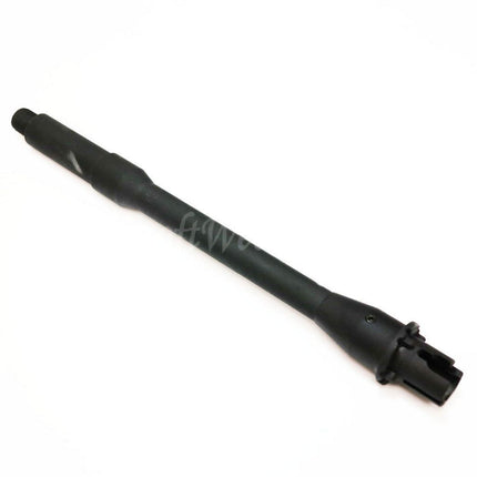 5KU 255mm 10" Aluminium Outer Barrel -14mm CCW Counter-Clockwise Thread For M4 M16 Series AEG Rifles Airsoft Black