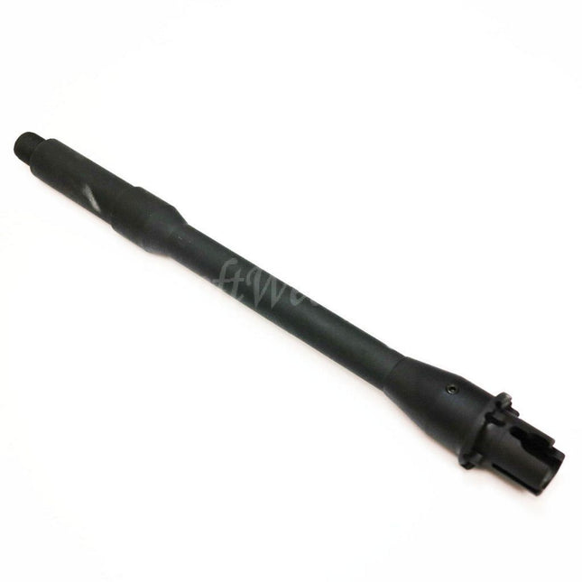 5KU 255mm 10" Aluminium Outer Barrel -14mm CCW Counter-Clockwise Thread For M4 M16 Series AEG Rifles Airsoft Black