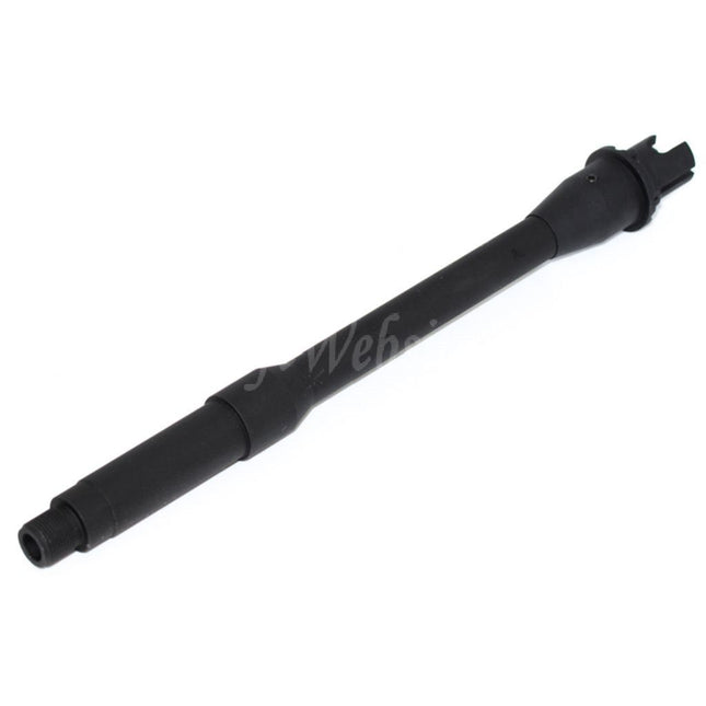 5KU 260mm 10.25" Aluminium Outer Barrel -14mm CCW Counter-Clockwise Thread For M4 M16 Series AEG Rifles Airsoft Black