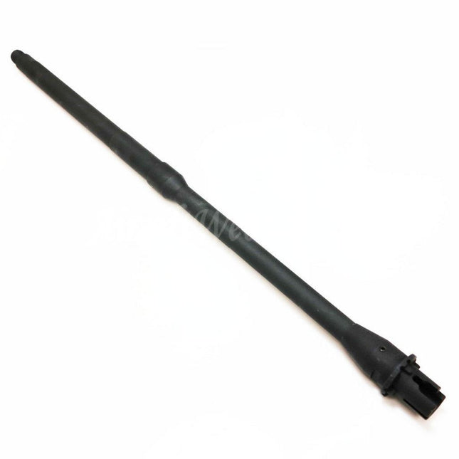 5KU 460mm 18" Aluminium Outer Barrel Mid Length -14mm CCW Counter-Clockwise Thread For M4 M16 Series AEG Rifles Airsoft Black